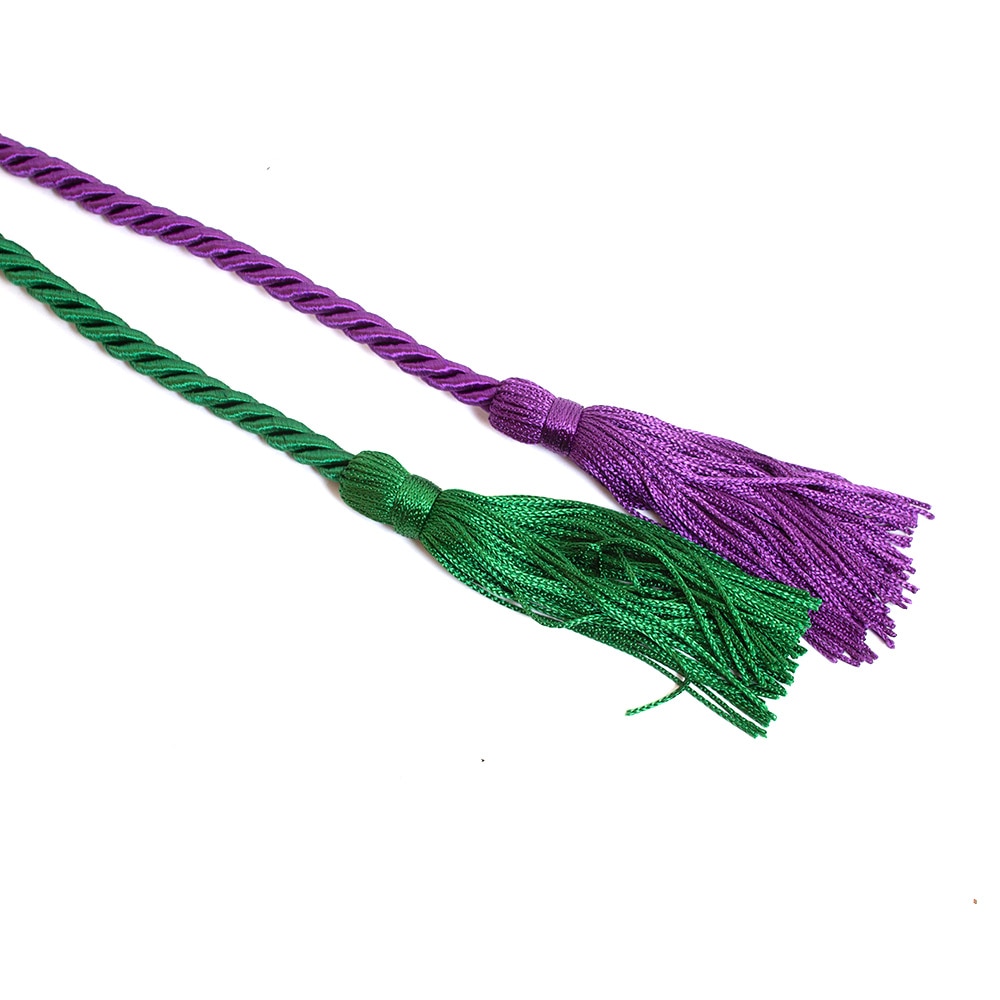 Ducks Spirit, Josten's, Honor Cord, Grad, Double Cord, 345111, Green/Purple